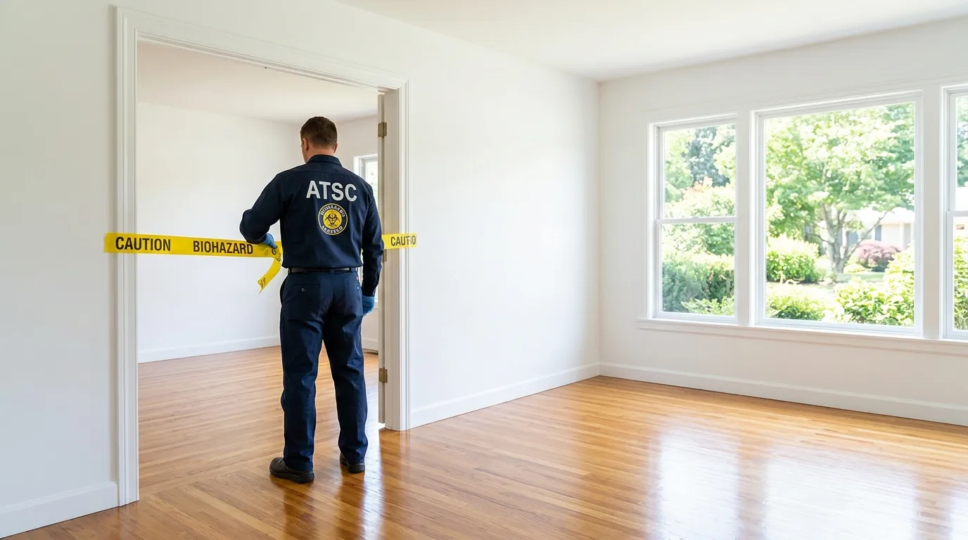 Certified biohazard cleanup crew performing Crime Scene Cleanup in Mount Vernon